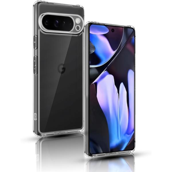 Pixel 9 / Pro 用 ケース 薄型 軽量 衝撃吸収 黄ばみなし ワイヤレス充電対応 Goo...