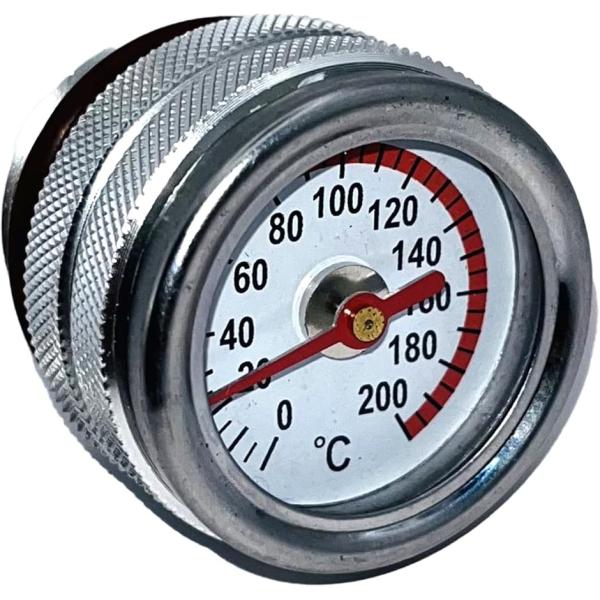 汎用品 油温計 バイク オイルテンプメーター ゼファー ZRX バリオス アナログ M30xP1.5...