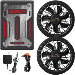 2セット　AFX 50Vファンバッテリーセット Amazon.co.jp: [AFXBoots] 【2025年最強 業界超高出力50V