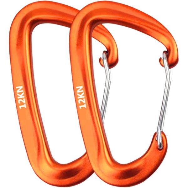 カラビナ カラビナフック 高強度 多機能 登山 キャンプ アウトドア ハンモック 航空アルミニウム製...