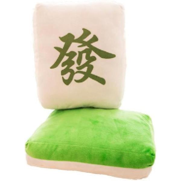 麻雀牌 クッション 抱き枕 ぬいぐるみ グッズ マージャン 背もたれ 肘置き 役満 大三元 ふかふか...