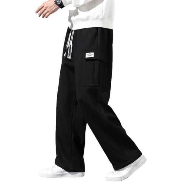 スウェットパンツ メンズ カーゴパンツ ジャージ ワイドパンツ ズボン カジュアル トラックパンツ(...
