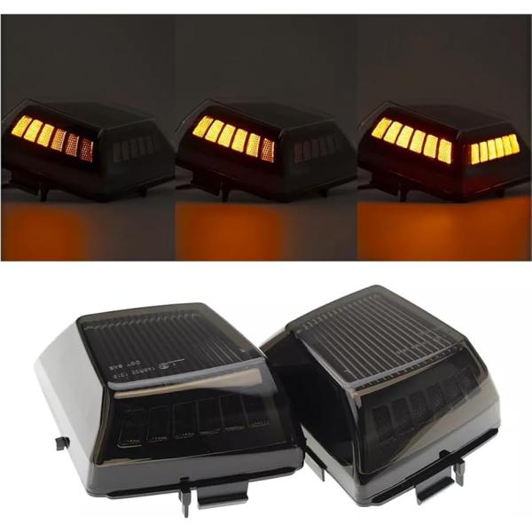 【互換品】R 互換品 ベンツ LED 流れる シーケンシャル フロント ウインカー スモークレンズ ...