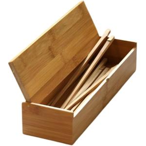 Uccellino 竹製 箸箱 業務用 カトラリーケース 蓋つき 箸入れ 飲食店  
