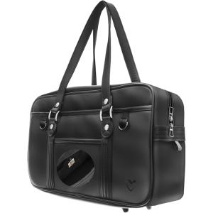 スクバ　ブラック　jk Amazon.co.jp: スクールバッグ 高校生 合皮 ショルダー 女子