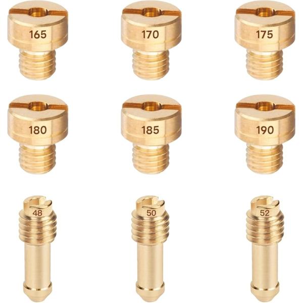 【互換品】メインジェット/パイロットジェットセット ミクニ 丸大 8X9#165#170#175#1...