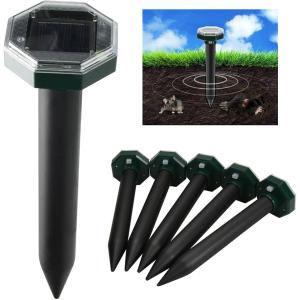 モグラ撃退器 差し込み設置 ソーラーパネル 自動...の商品画像