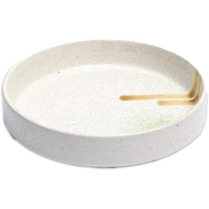 生け花 花器 水盤 陶器 楕円形 浅型 華道用 (黒, 剣山なし) : スピード