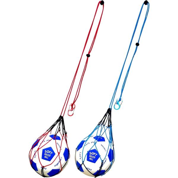 Okima サッカーボール ネット 入れ 基礎練習もできる多機能ネット ボール収納 4号 5号 基礎...