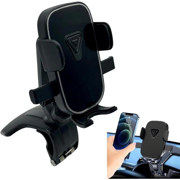 車 スマホホルダー スマホスタンド クリップ式 ダッシュボード サンバイザー 取付簡単 片手操作 i...