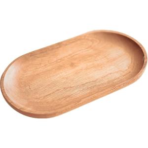 キャッシュトレイ 木製 トレー 小物置き カルトン ペントレイ おしゃれ 北欧風 カフェ風 (ナチュラル, 18x10cm)