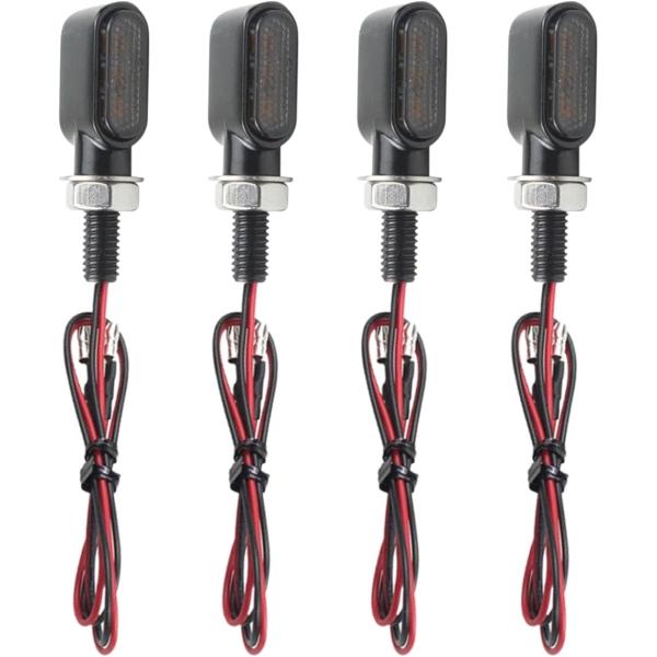 バイク ウインカー LED ウィンカー オートバイ 小型 高視認 高輝度 安全 8M スモーク アン...