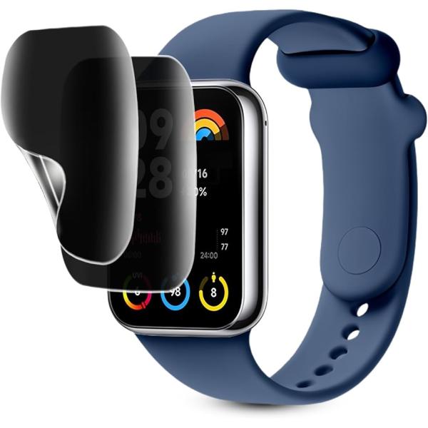 2枚セットXiaomi Smart Band 8 Pro 用 覗き見防止フィルム柔らかいTPU素材 ...