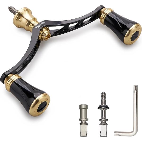 98mm リール ハンドル 19mm ノブ 搭載 シマノ ダイワ 通用 スピニングリール用 New ...