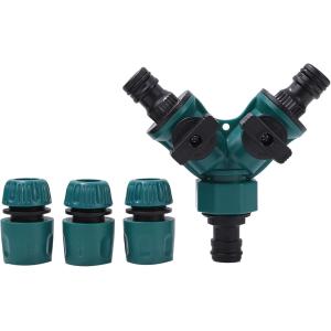 【互換品】 散水コネクタ 2方向へ自由に分岐 散水用具 蛇口 分岐コネクター 分岐蛇口コネクター Y...