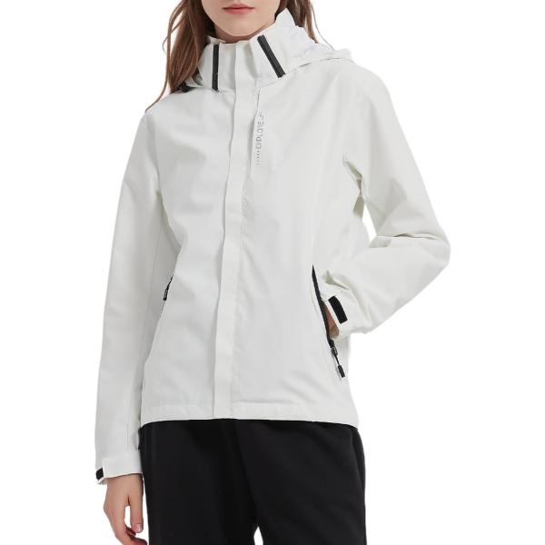 軽くて、風を通さない アウトドアジャケット レディース マウンテンパーカー 秋服 釣り 防風 撥水 ...