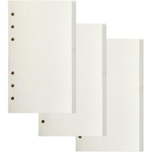 手帳リフィル 無地 手帳用紙 6穴 240枚 システム手帳リフィル A7