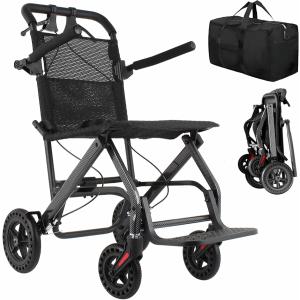 車椅子 簡易車椅子 介助式 折りたたみ 超軽量 6.3kg コンパクト