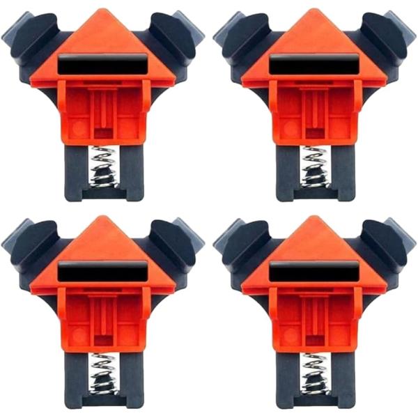 木工用コーナークランプ 直角90度定規 ロケーター DIY工具 4個セット