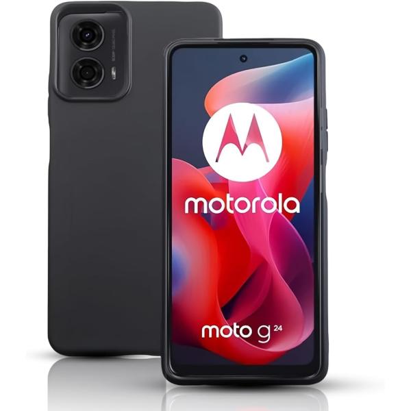 Moto G24 ケース Motorola スマホケース シリコン 耐衝撃 ソフト 薄型 MDM(ブ...