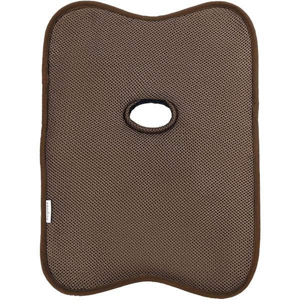チャイルドシート ベビーカー用 防水シート メッシュ トイトレ Hugmuu ハグムー (ブラウン)