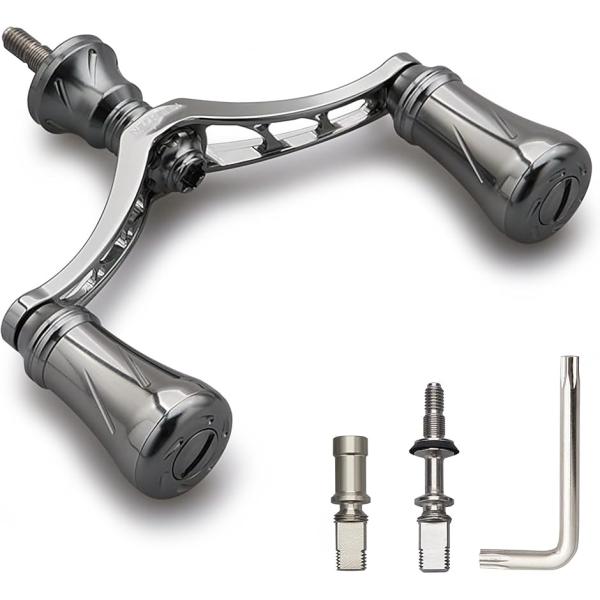 リール ハンドル ノブ 搭載 シマノ ダイワ 通用 スピニングリール用 New Pillar Ser...