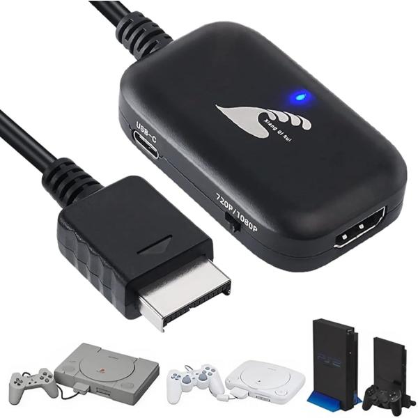 PS2 HDMI 変換 コンバーター プレステ2 プレイステーション PS1 one 出力 ケーブル...