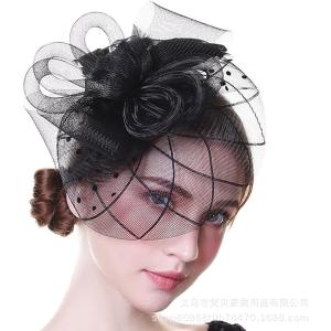 カクテルハット ヘッドドレス ブラック