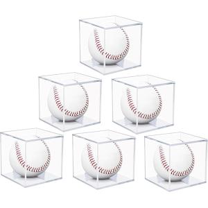 野球 サインボールケース 12個売り アクリル製 ボール別売り 8×8×8cm
