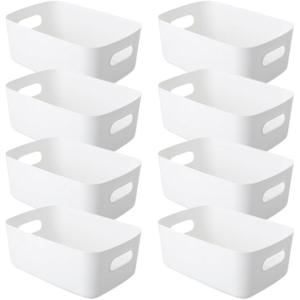 収納ボックス 持ち手付き 8個