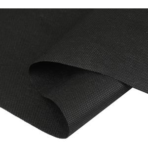 不織布 黒 大判 生地手芸/椅子/ソファ 裏地 張り替え 用 幅160cm 厚さ セット 裏生地 (幅160cm x 3ｍ/ブラック)の商品画像