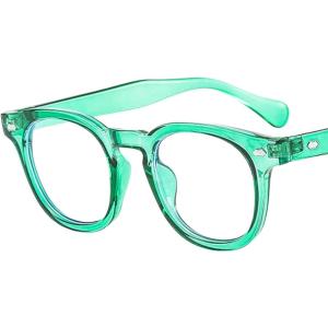 PCメガネ ケース付き ブルーライトカット クラシック ボストン レトロ ラウンド UVカット 紫外...