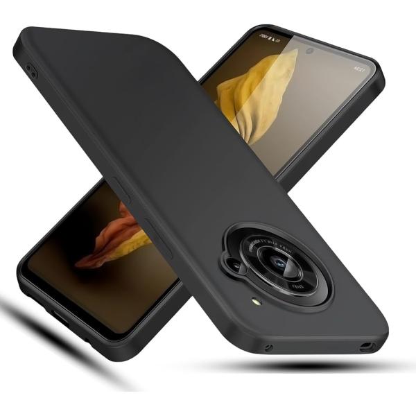 Sharp Aquos R7/P7 SH-52C ケース ブラック 用の保護ケース TPU 傷防止 ...