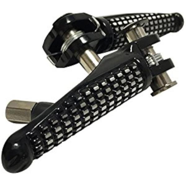 ブラック。 カワサキ ステップ ZX6R ZX6RR ZX10R ZX-10 ZX-6 ZX9R Z...