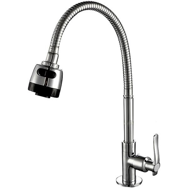 ST11 シャワー 切り替え付き 自由可動 単水栓 キッチン 洗面用 蛇口 シングルレバー シャワー...