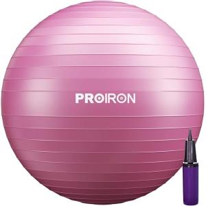 バランスボール 75cm ハンドポンプ付き MDM( レッド,  75cm/