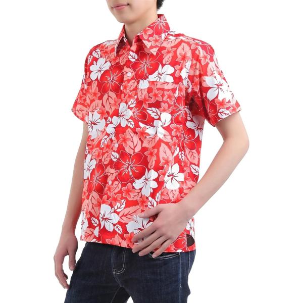 OKI オキ アロハシャツ フリーサイズ ユニセックス カラフル ダンス 衣装 イベント メンズ レ...