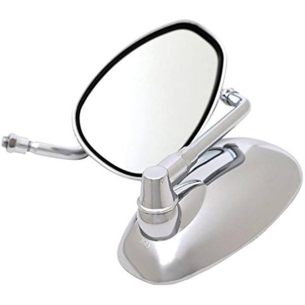 【互換品】 視界抜群 バイク ミラー ショート 10mm 左右セット バレン オーバル 汎用 CB4...