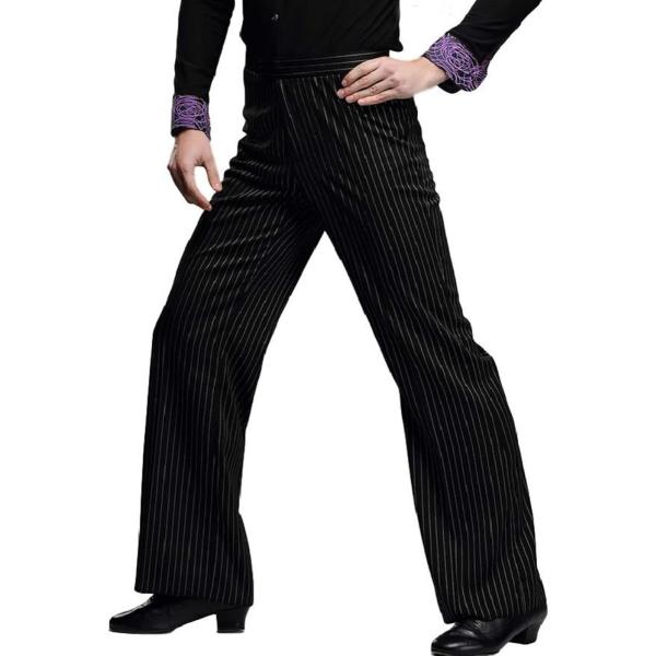 社交ダンス メンズ パンツ ストライプ 衣装 ズボン(31)