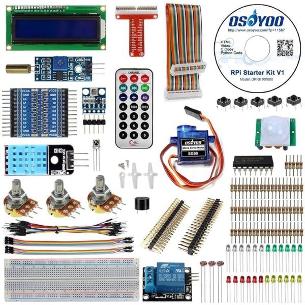 Raspberry Pi用 学ぶ電子工作キット 演習用パーツセット 電子部品セット 3( Pi 3 ...