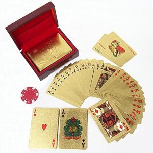 トランプ ゴールド プラスチック 専用ケース付 金 GOLD 100ドル札(GOLD