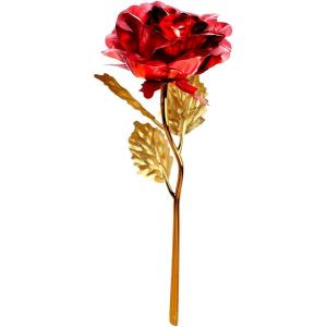 バラ 造花 金箔 薔薇 24k 箱付き 記念日 母の日 プレゼント