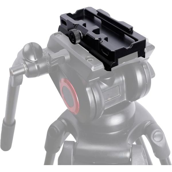 【互換品】 クイックリリースプレート アルカ規格からマンフロット規格へ変換 2in1 Dji Ron...
