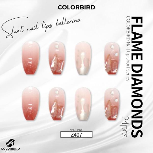 ネイルチップ ショート 24枚 付け爪 短め 可愛い バレリーナ スクエア(ピンク,  ショート)