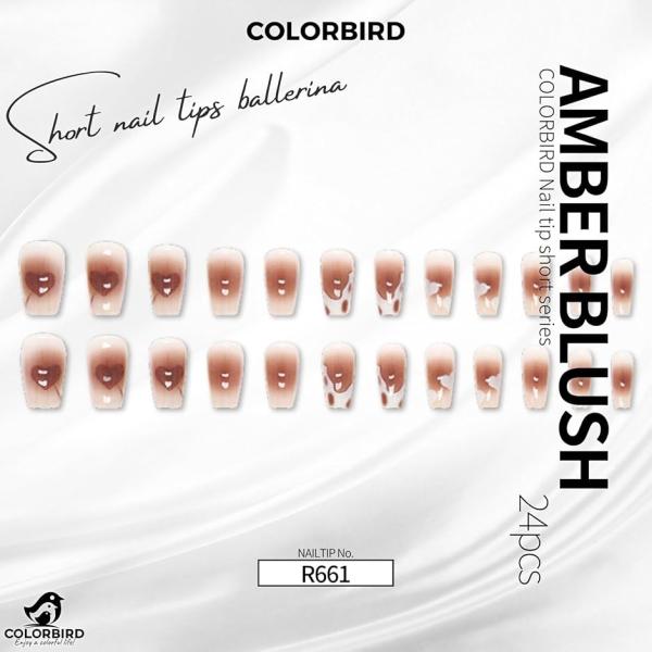 ネイルチップ ショート 24枚 付け爪 短め 可愛い バレリーナ スクエア(ピンク,  ショート)