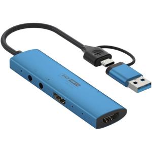HDMIキャプチャーカード USB3.0 ＆ Type C 2in1 4K 60fps 遅延なしビデオキャプチャカード 変換 OS｜horikku