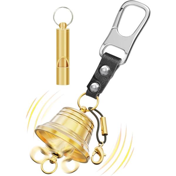 真鍮鋳物 熊鈴 消音 熊よけ鈴 BEAR BELL 真鍮ベル 消音機能付き 熊よけベル 軽量 熊防止...