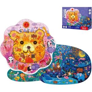木製パズル 猫 ジグソーパズル 300ピース ネコ 動物ピース 化粧箱付き