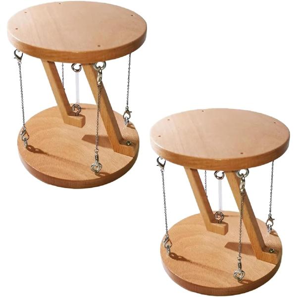 反重力デバイス 木製玩具 2個セット レビテーション 反重力ビルディング 無重力テーブル テンセグリ...