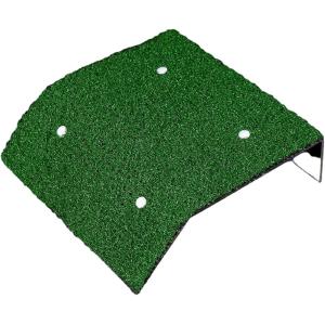 亀 陸地 吸盤 浮島 特大 カエル 水槽 爬虫類 人工芝 飼育 シェルター 日光浴 (グリーン)